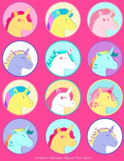 Front cover_Unicorn Sticker Album For Girls