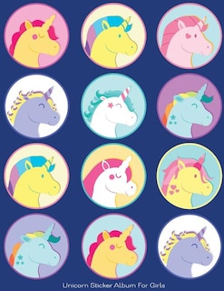 Front cover_Unicorn Sticker Album For Girls