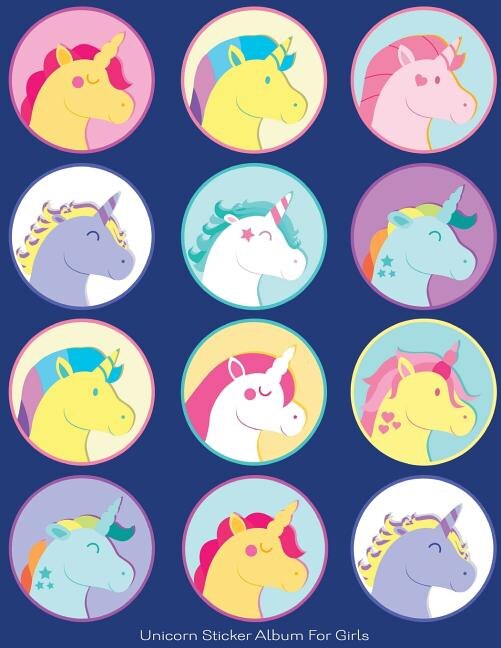 Front cover_Unicorn Sticker Album For Girls