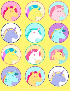 Front cover_Unicorn Sticker Album For Girls