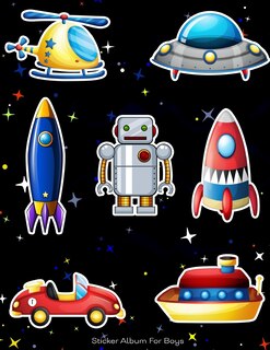 Couverture_Sticker Album For Boys
