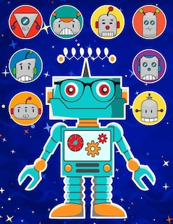Couverture_Robots Sticker Album 2 For Boys
