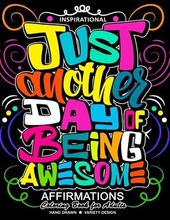 Front cover_Inspirational Affirmations Coloring books