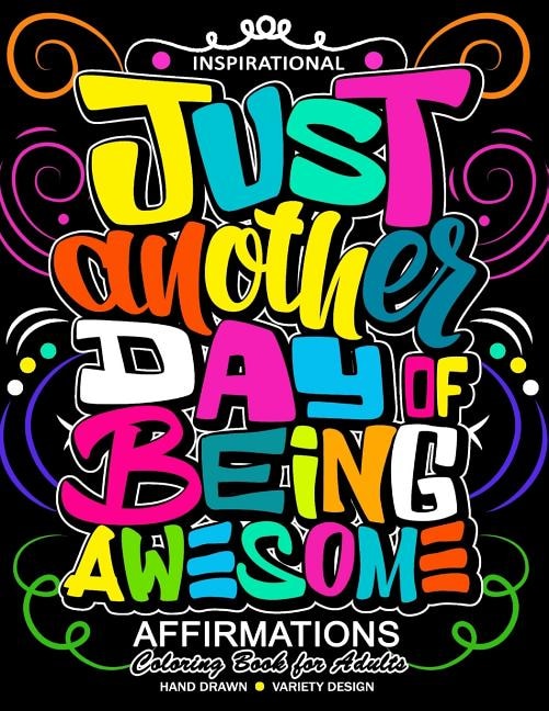 Front cover_Inspirational Affirmations Coloring books