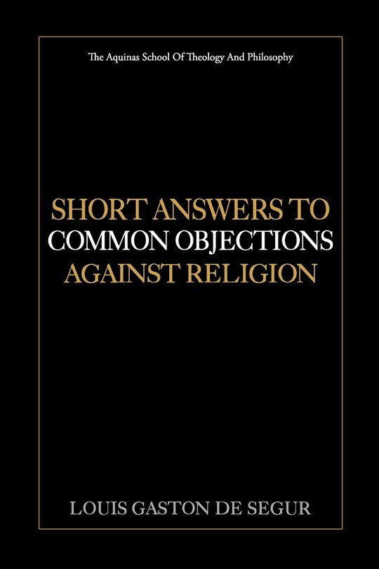 Front cover_Short Answers to Common Objections Against Religion