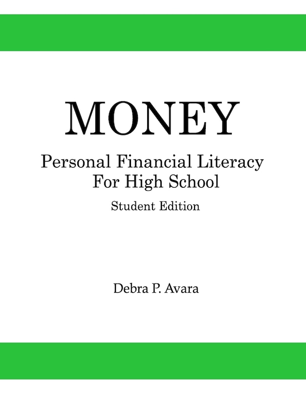 Front cover_Money, Personal Financial Literacy for High School Students