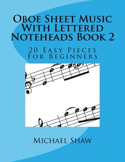 Front cover_Oboe Sheet Music With Lettered Noteheads Book 2