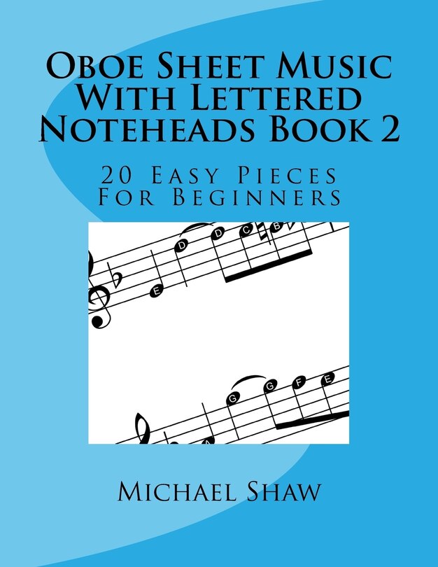Front cover_Oboe Sheet Music With Lettered Noteheads Book 2