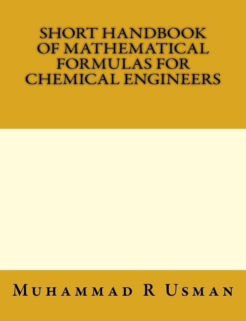 Front cover_Short Handbook of Mathematical Formulas for Chemical Engineers