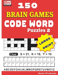 Front cover_150 Brain Games - Code Word Puzzles 2