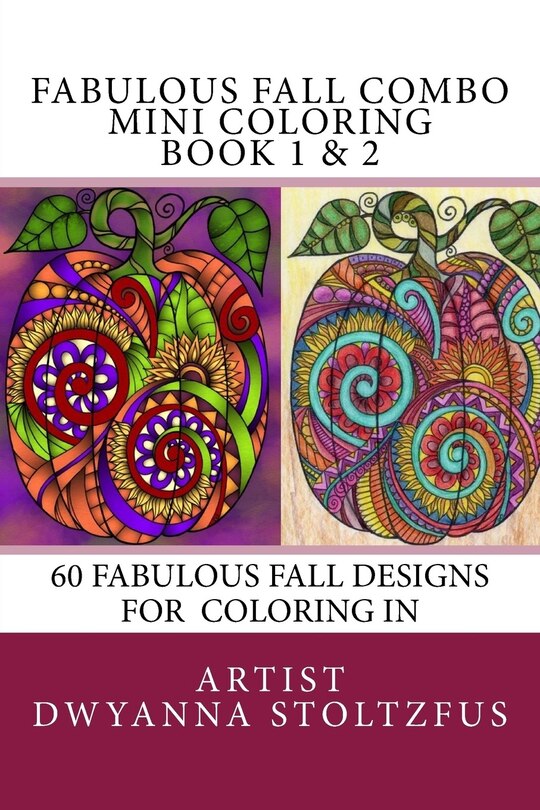 Couverture_Fabulous Fall Combo Mini Coloring Book 1 & 2