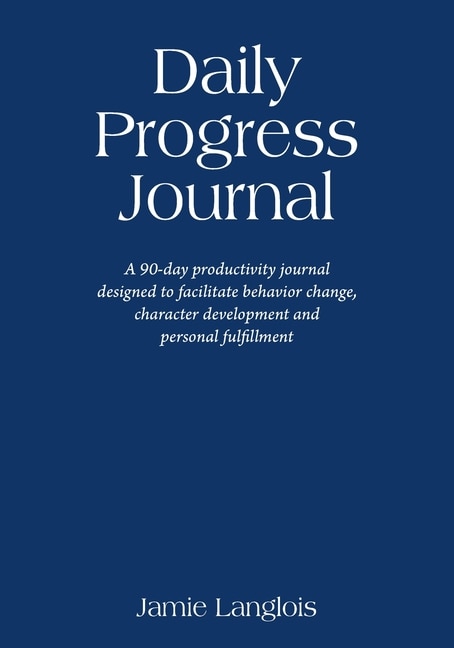 Front cover_Daily Progress Journal