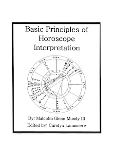 Front cover_Basic Principles of Horoscope Interpretation