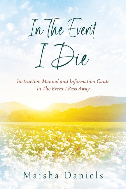 Couverture_In The Event I Die