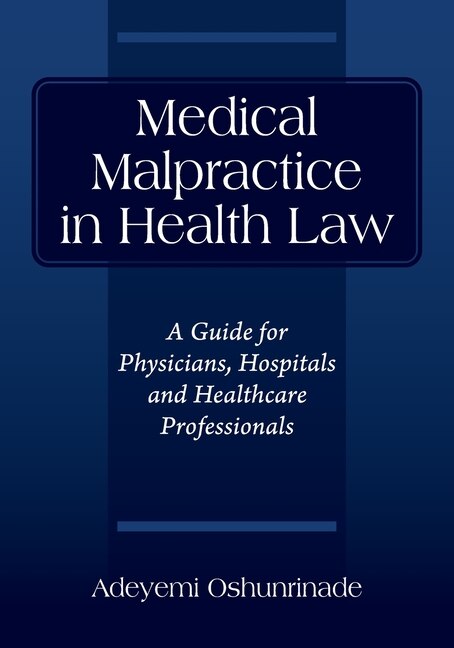 Front cover_Medical Malpractice in Health Law