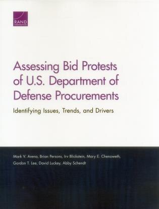 Front cover_Assessing Bid Protests Of U.s. Department Of Defense Procurements