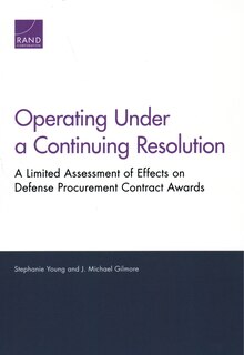 Couverture_Operating Under A Continuing Resolution
