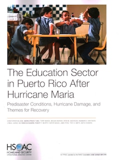 Couverture_The Education Sector in Puerto Rico After Hurricane Maria
