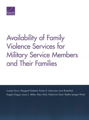 Couverture_Availability Of Family Violence Services For Military Service Members And Their Families