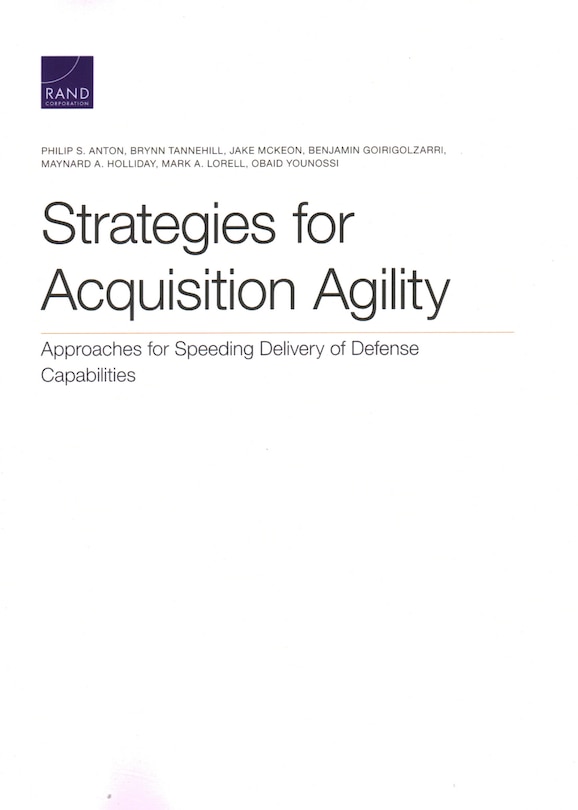Front cover_Strategies For Acquisition Agility