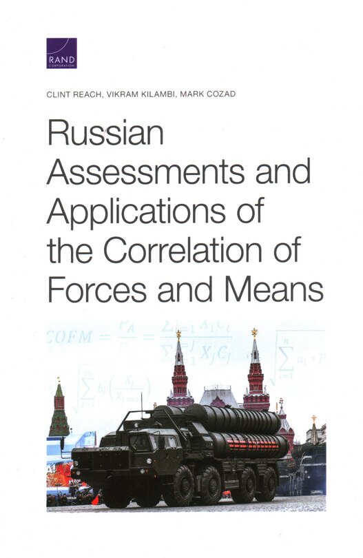 Couverture_Russian Assessments And Applications Of The Correlation Of Forces And Means