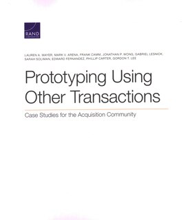 Front cover_Prototyping Using Other Transactions
