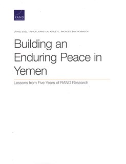 Front cover_Building An Enduring Peace In Yemen