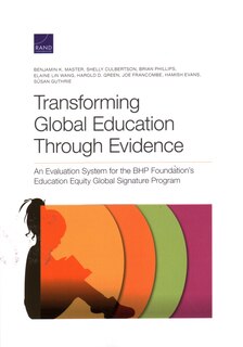 Couverture_Transforming Global Education Through Evidence