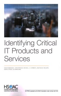 Front cover_Identifying Critical IT Products and Services