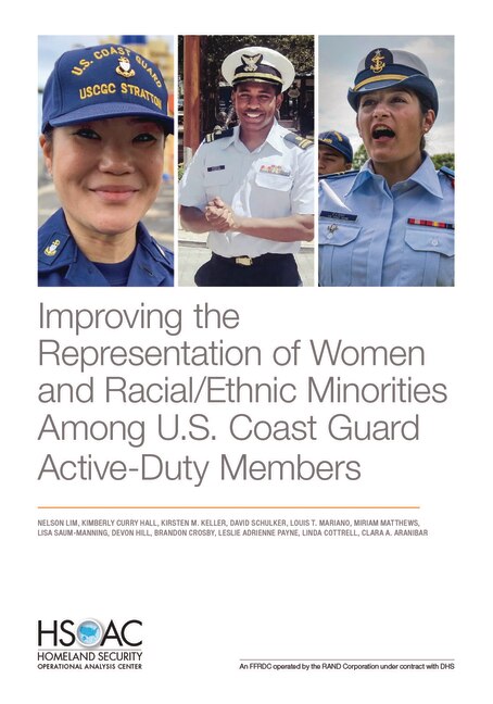 Front cover_Improving The Representation Of Women And Racial/ethnic Minorities Among U.s. Coast Guard Active-duty Members