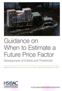 Front cover_Guidance on When to Estimate a Future Price Factor