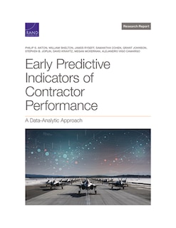 Front cover_Early Predictive Indicators of Contractor Performance