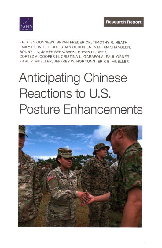 Front cover_Anticipating Chinese Reactions to U.S. Posture Enhancements
