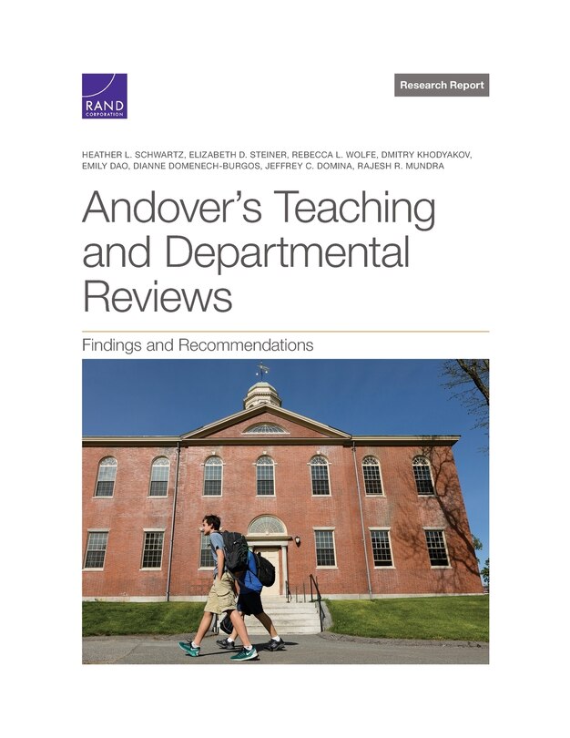Couverture_Andover’s Teaching and Departmental Reviews
