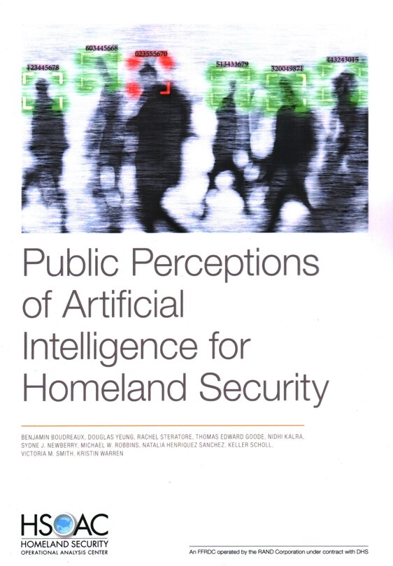 Couverture_Public Perceptions of Artificial Intelligence for Homeland Security