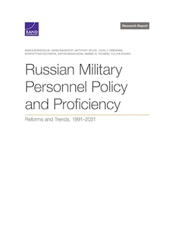 Front cover_Russian Military Personnel Policy and Proficiency