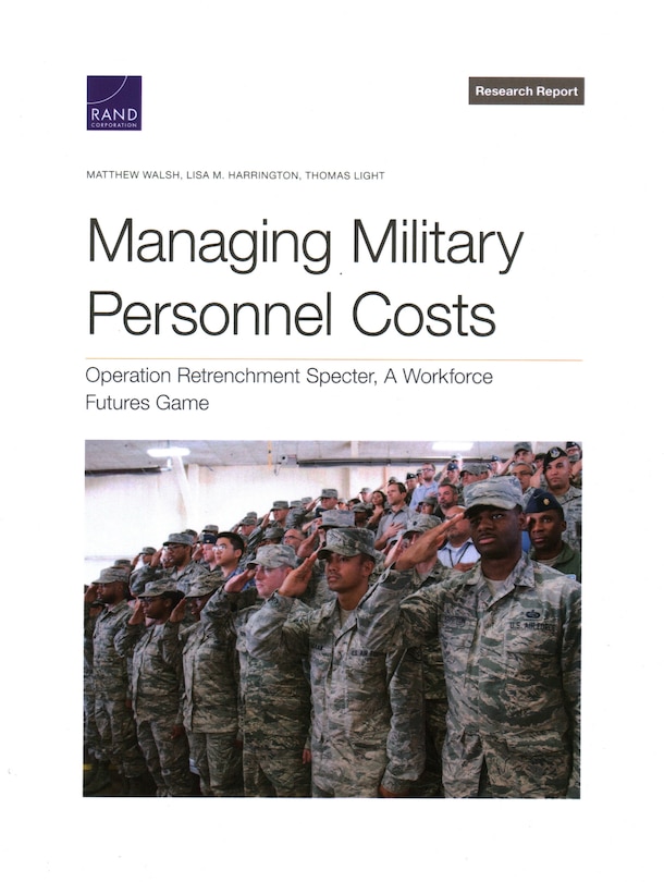 Front cover_Managing Military Personnel Costs