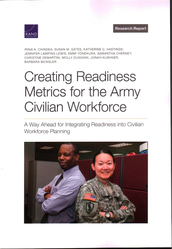 Couverture_Creating Readiness Metrics for the Army Civilian Workforce