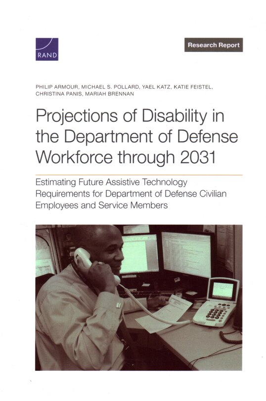 Couverture_Projections of Disability in the Department of Defense Workforce Through 2031
