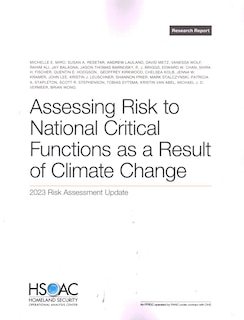 Couverture_Assessing Risk to National Critical Functions as a Result of Climate Change