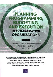 Front cover_Planning, Programming, Budgeting, and Execution in Comparative Organizations