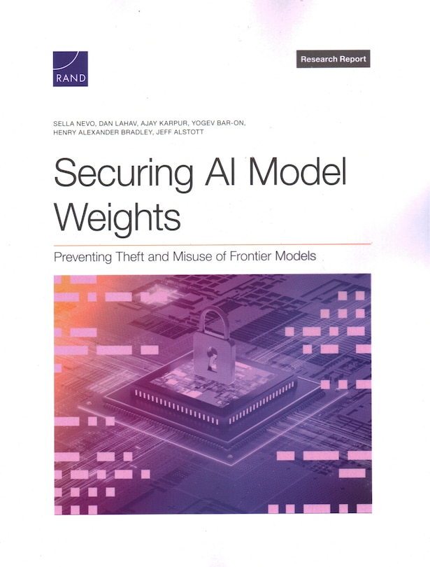 Front cover_Securing AI Model Weights
