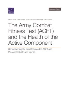 Couverture_The Army Combat Fitness Test (ACFT) and the Health of the Active Component