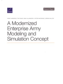 Front cover_A Modernized Enterprise Army Modeling and Simulation Concept