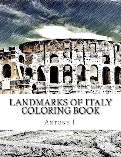 Front cover_Landmarks of Italy Coloring Book