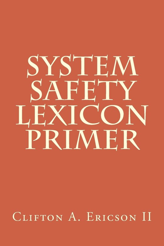 Front cover_System Safety Lexicon Primer