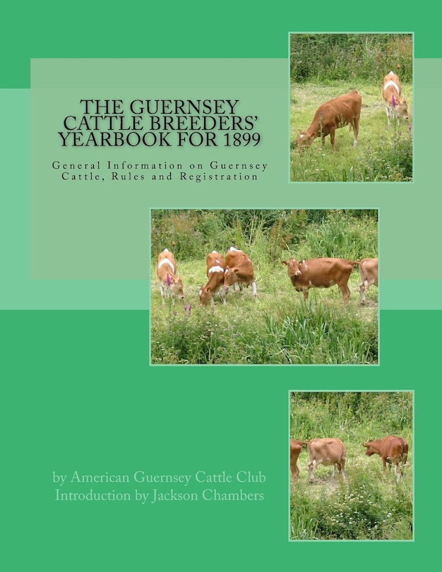 Front cover_The Guernsey Cattle Breeders' Yearbook for 1899