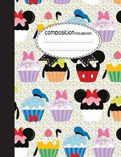Composition Notebook, 8.5 x 11, 110 pages: cupcake daisy: (Notebooks)