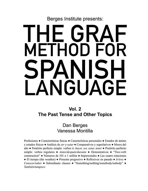 Front cover_The Graf Method for Spanish Language, Vol 2