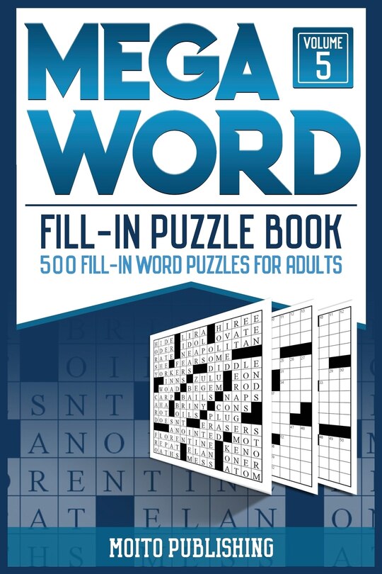 Front cover_Mega Word Fill-In Puzzle Book